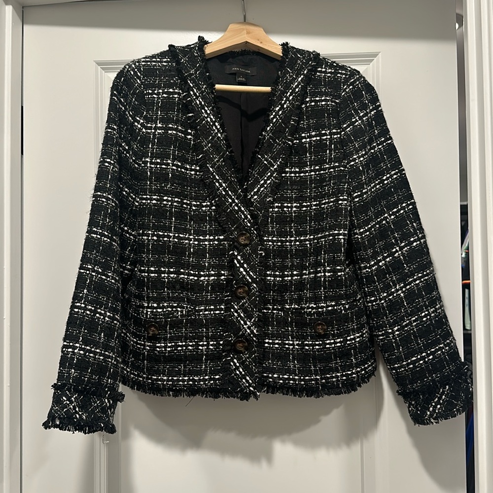 Ann Taylor tweed lady jacket